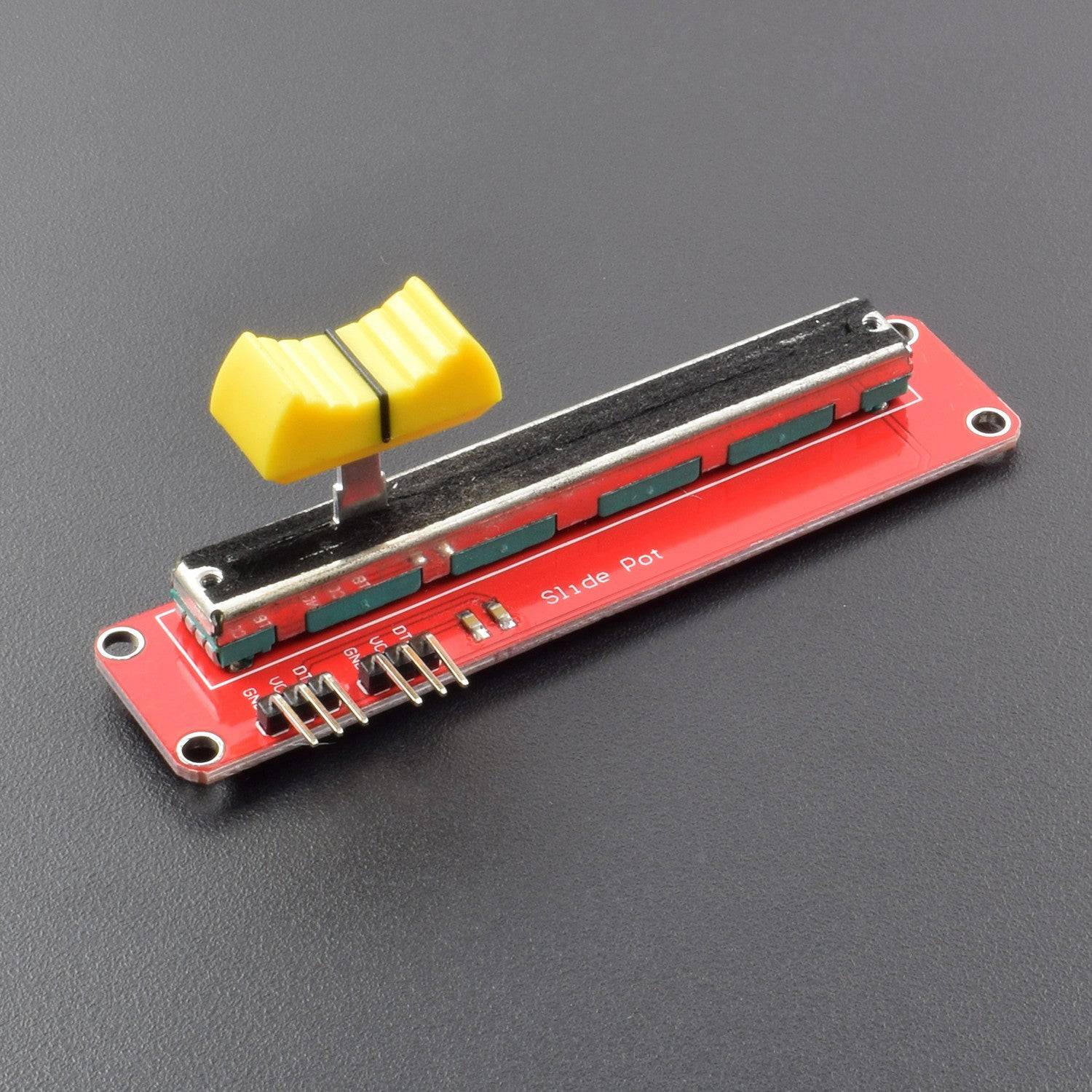 DC 3.3V/ 5V 10K Sliding Potentiometer Board Module Adjustable Slide Yellow - RC017
