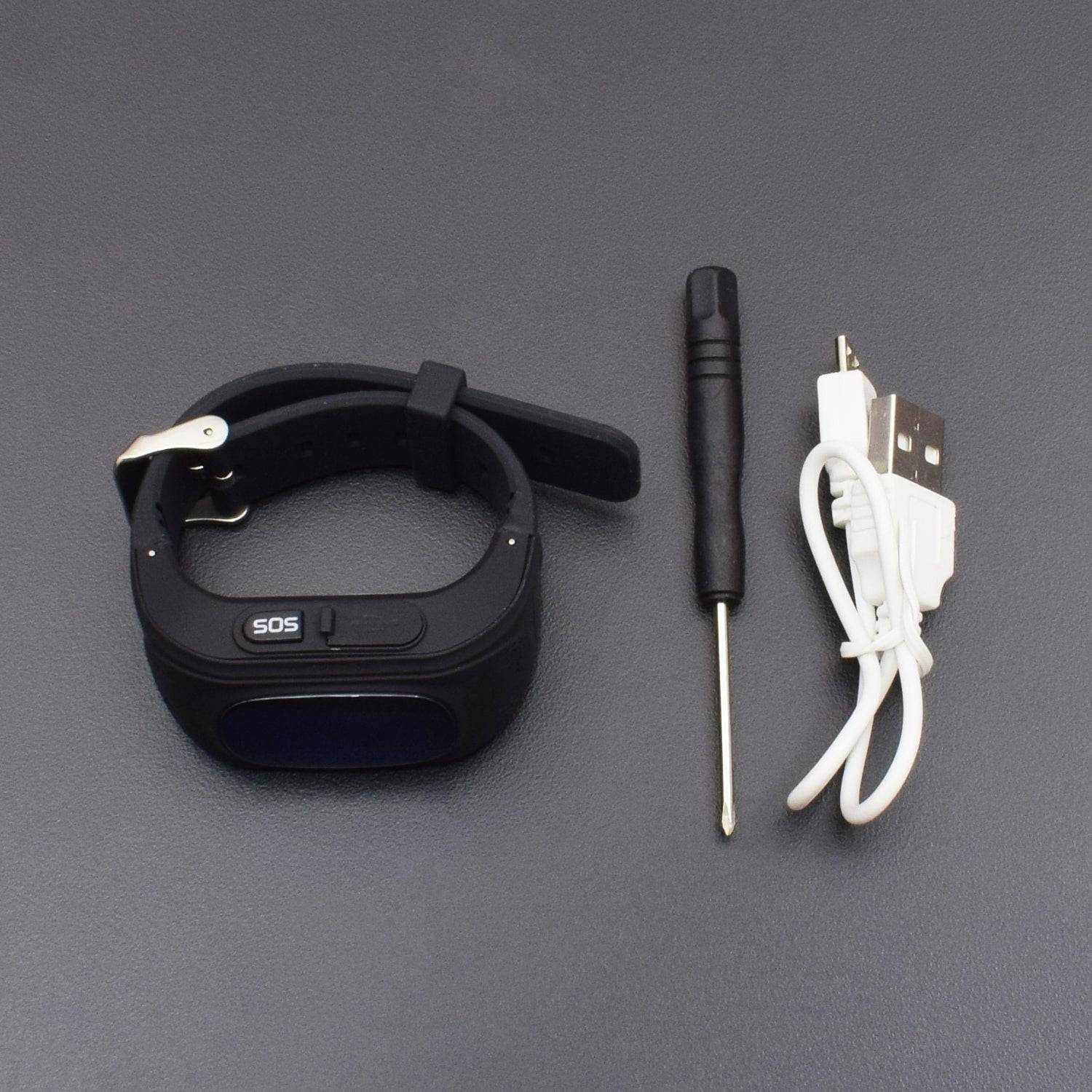 Q50 GPS Tracker Watch Children SOS Smart Watch for Kid Safe Anti-Lost Monitor(Black) - RS492