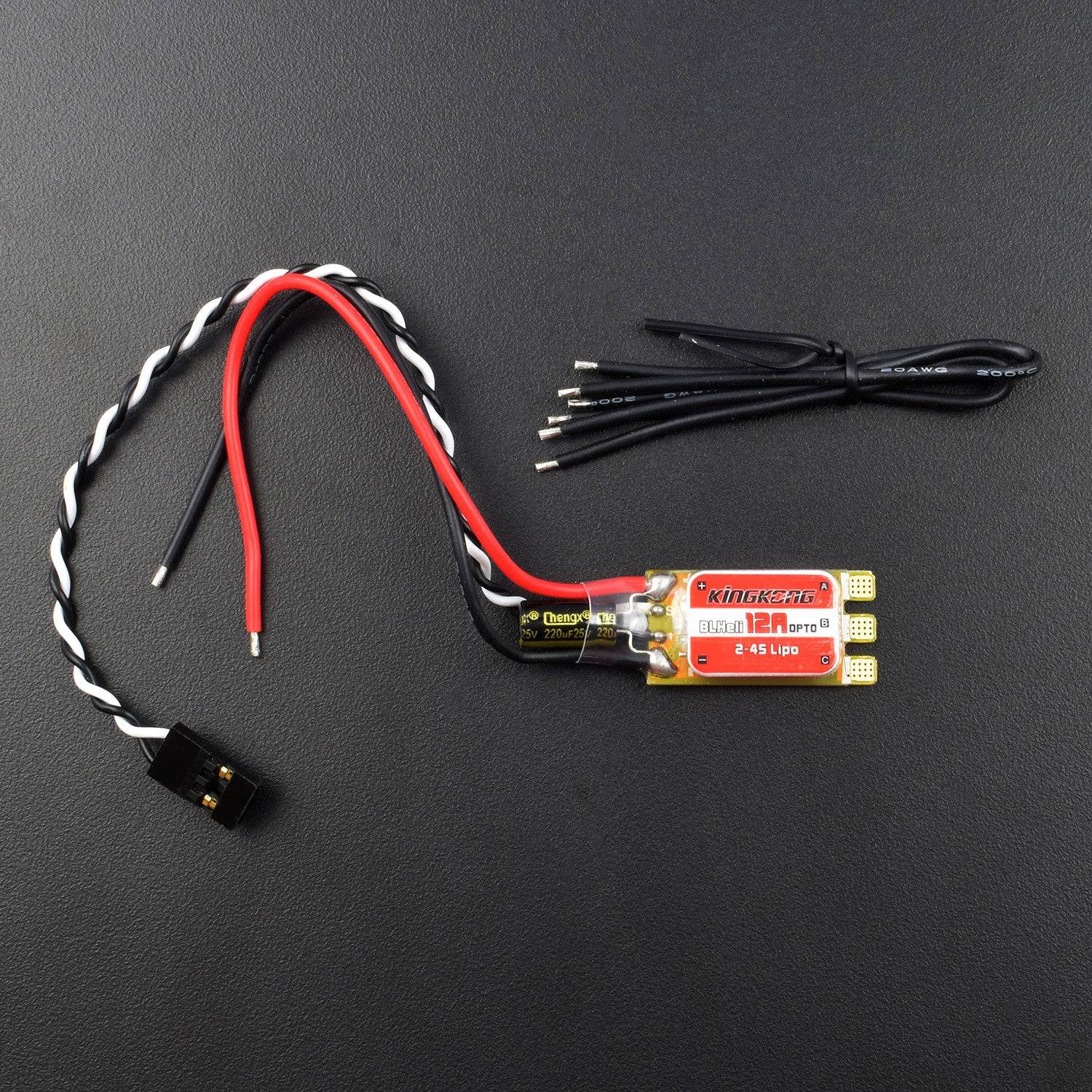 KINGKONG BLHeli 12A Brushless High Speed ESC With OneShot125 For FPV Multicopter - QR221