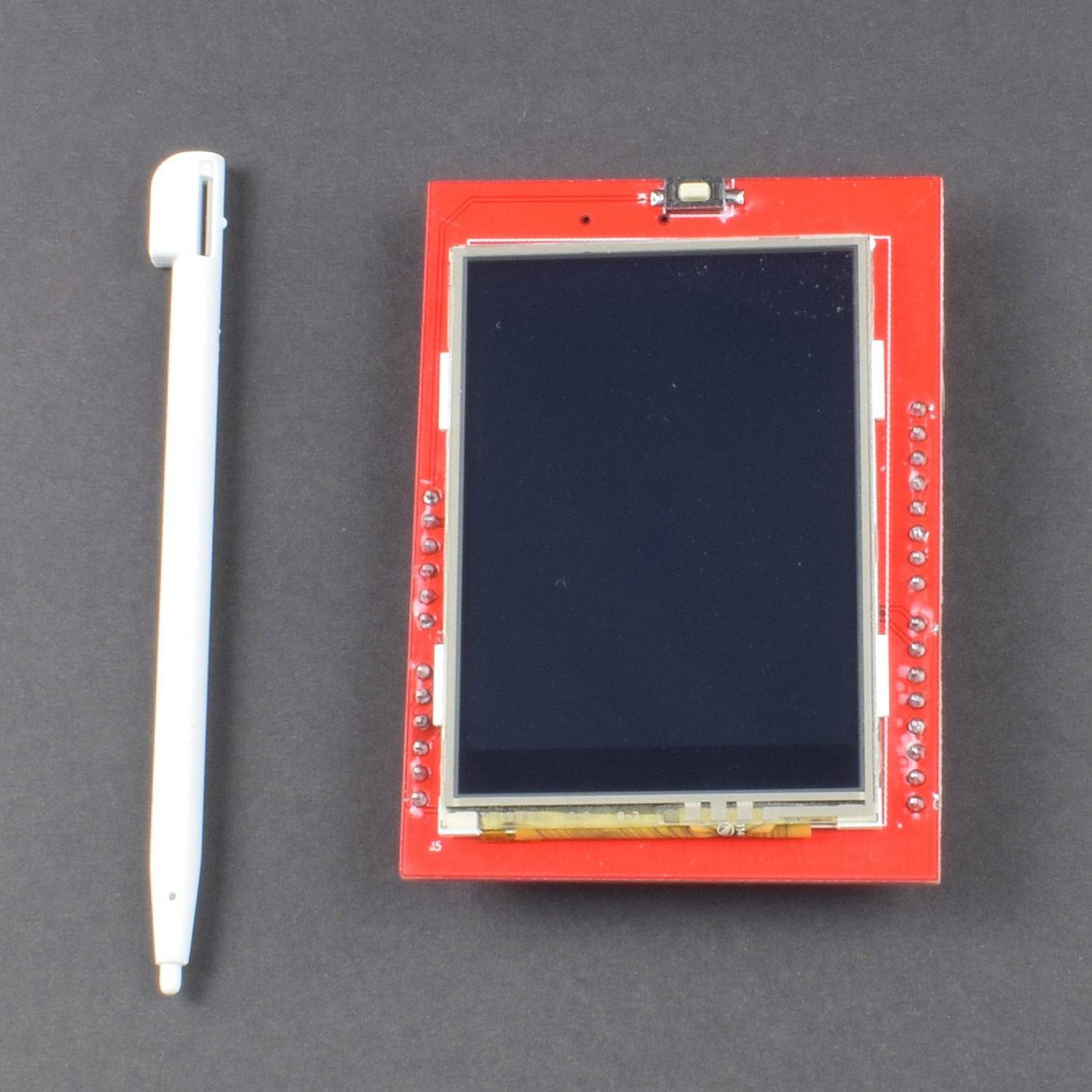 Making a home automation system using 2.4 inch TFT touch display controlling led interfacing with Arduino uno - KT900