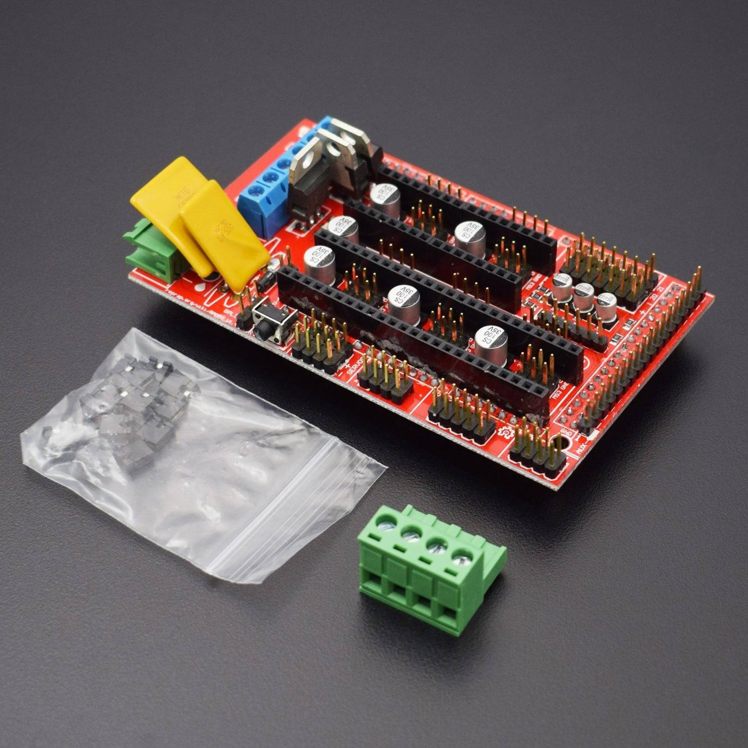 Arduino Mega Pololu Compatible Shield RAMPS 1.4 for 3d printer, Prusa Mendel - RS1063