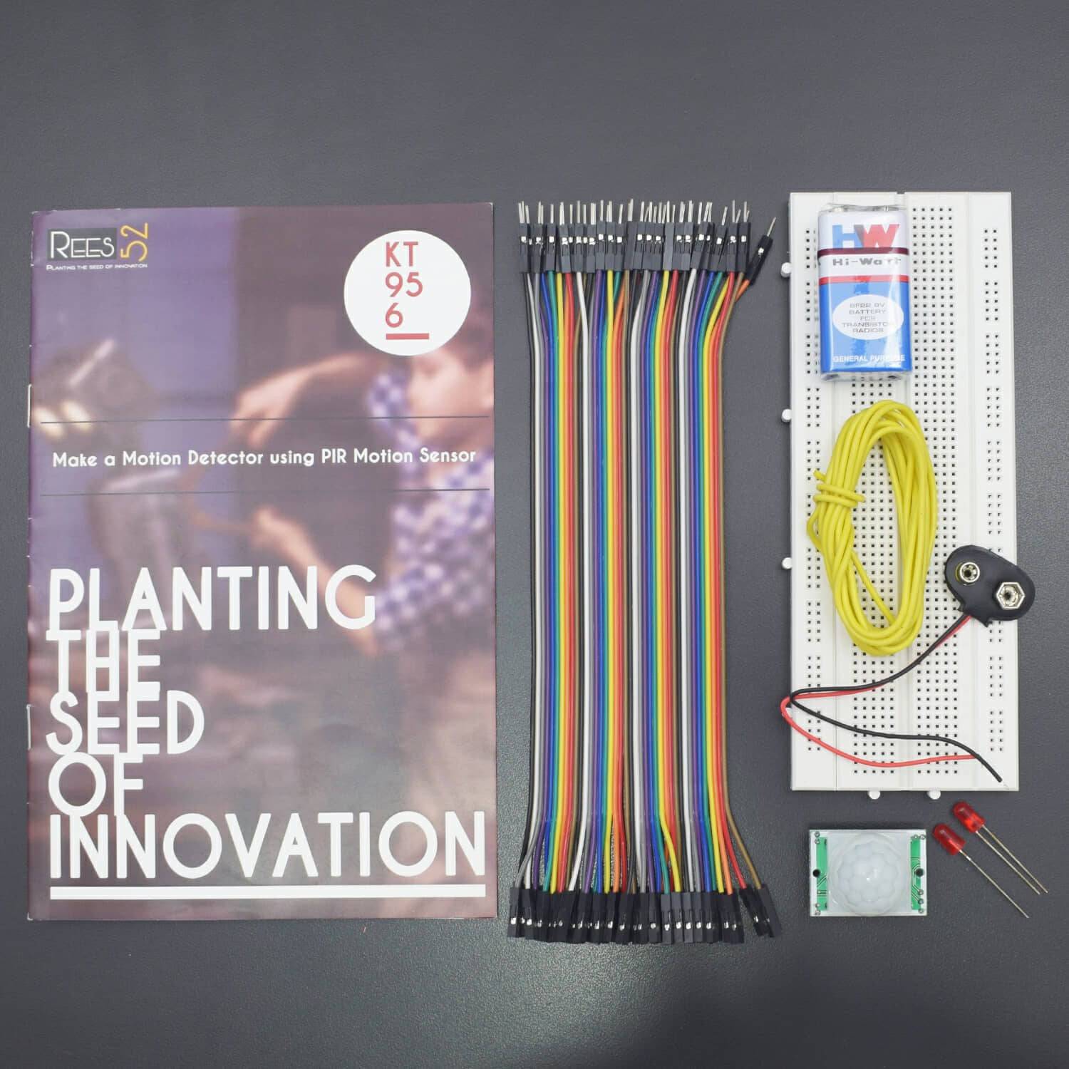 Making a Motion Detector using PIR Motion Sensor - KT956