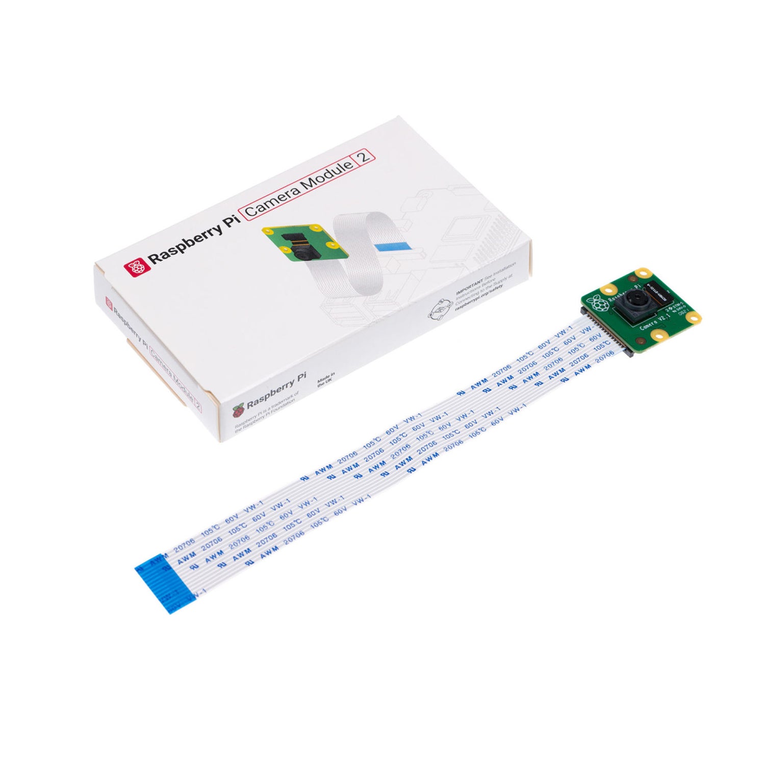 Raspberry Pi Camera Module 2 8MP High-Resolution Camera Module with Sony IMX219 Sensor - RS157