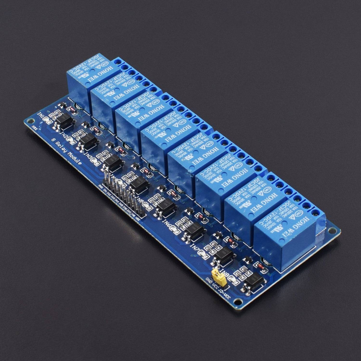 12V 8-Channel Relay Module Control Panel Plc for Arduino Avr Arduino Raspberry Pi and Other Mcu - NA195/RS4586