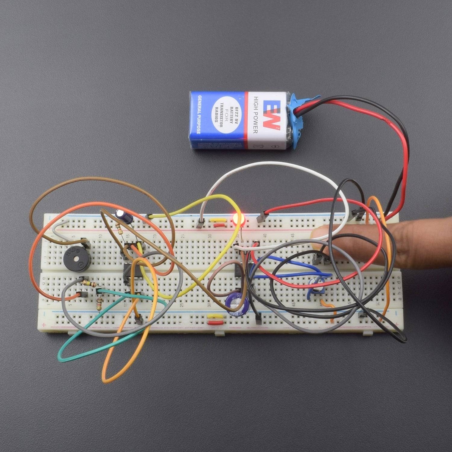 Make a Door Bell using NE555 Timer IC - KT955