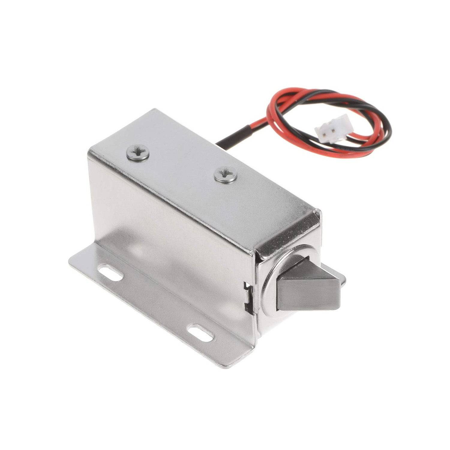 24V Electromagnetic Solenoid 1240 24V DC 0.6A 7.5W Solenoid Door Lock Electromagnetic Solenoid Lock Assembly for Electric Lock Cabinet Door Lock - AB104