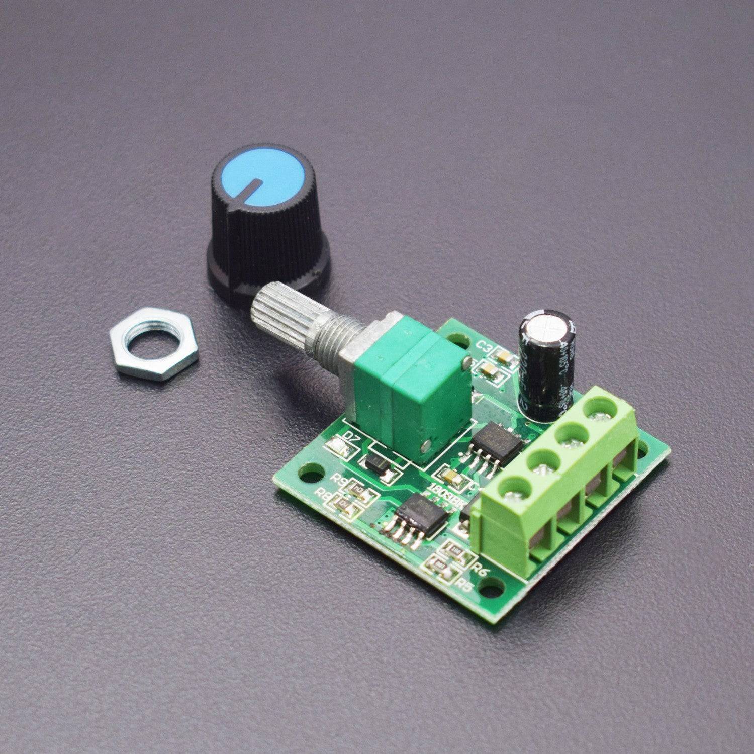 DC Motor PWM Speed Regulator 1.8V, 3V, 5V, 6V, 12V-2A Speed Control Switch Function Low Voltage Regulator Module- RS695