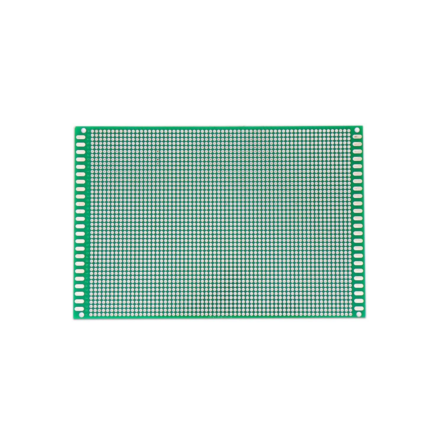 12x8cm Double-Sided PCB Double Side Copper Prototype Universal PCB Prototype Board DIY Soldering Projects with Double-Sided PCB Circuit Development - RS432