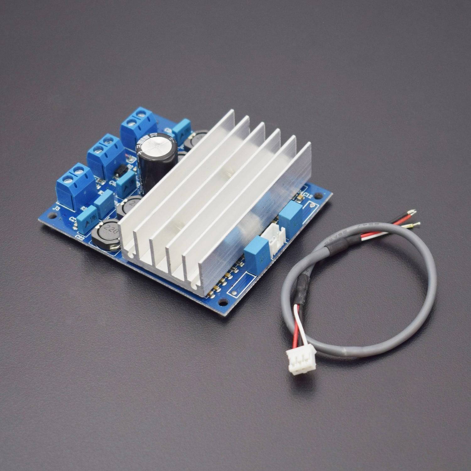 TDA7492 D Class High Power Digital Amplifier Board AMP Board 2X50W 100W Amplifier with Radiator-RS3443