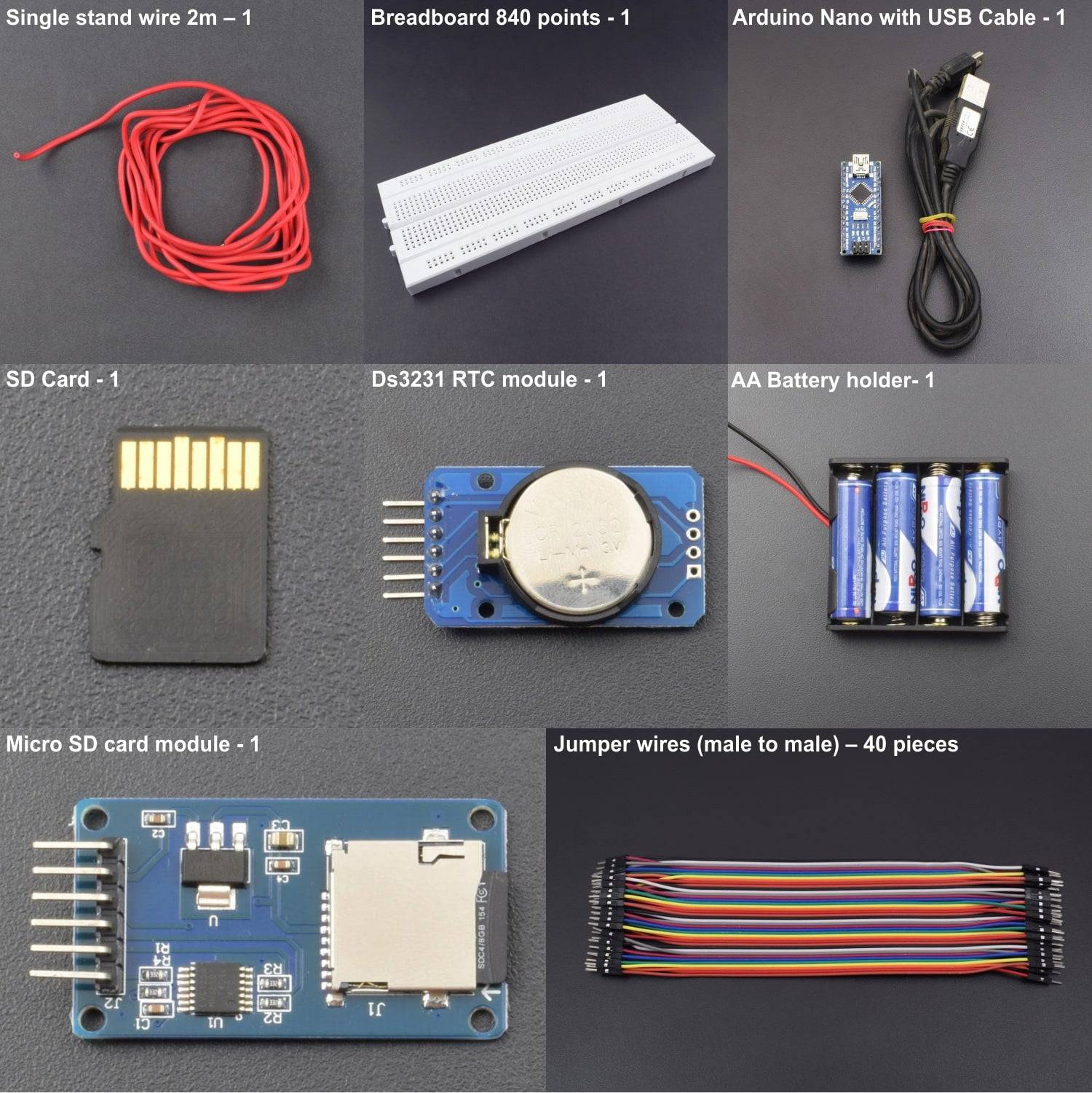 MAKE A DATA LOGGER USING DS3231 RTC MODULE INTERFACING WITH ARDUINO NANO - KT876