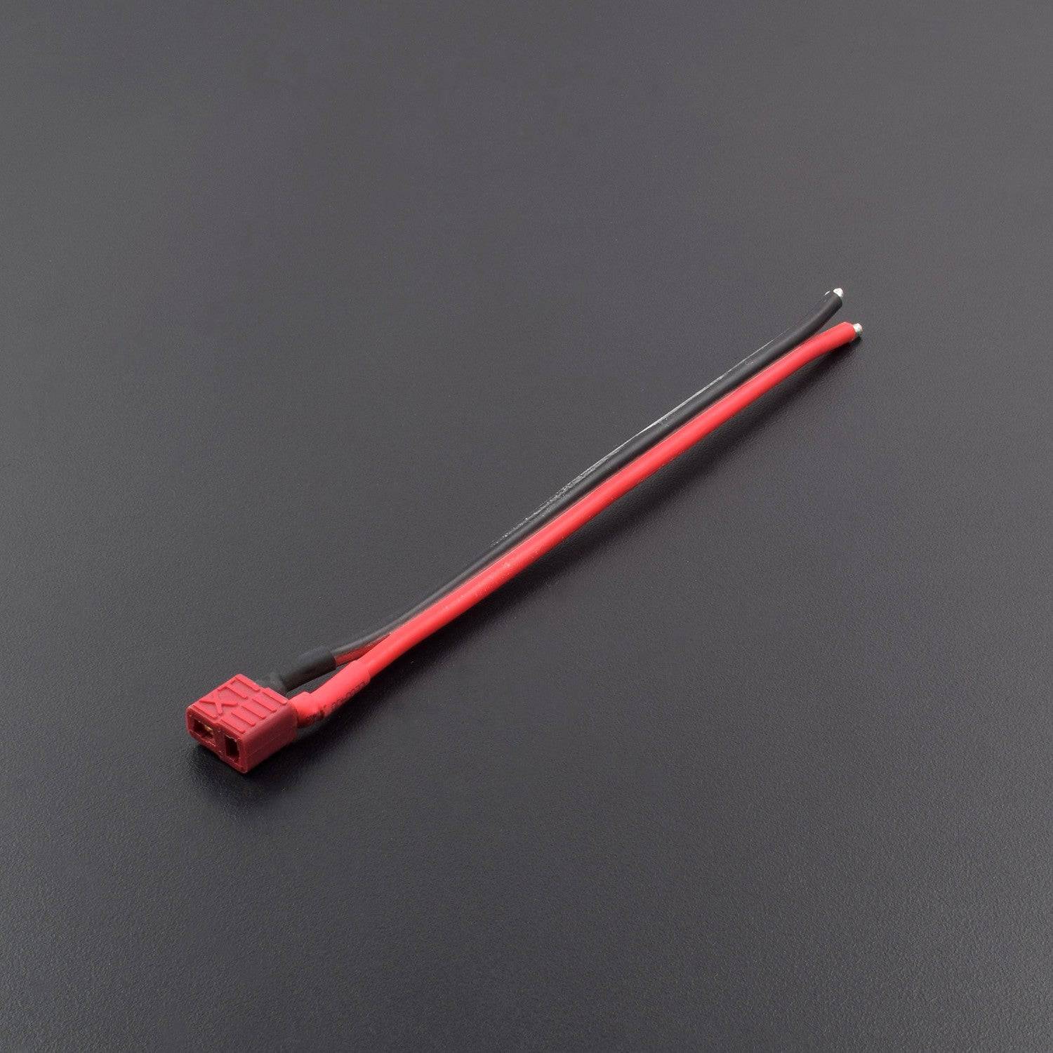 Deans Style T-plug Female Connector With 10cm 14AWG Silicone Wire Cable - RK034