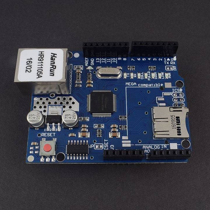 Ethernet W5100 Shield Network Expansion Board W/ Micro Sd Card Slot For Arduino - SD002/RS4754