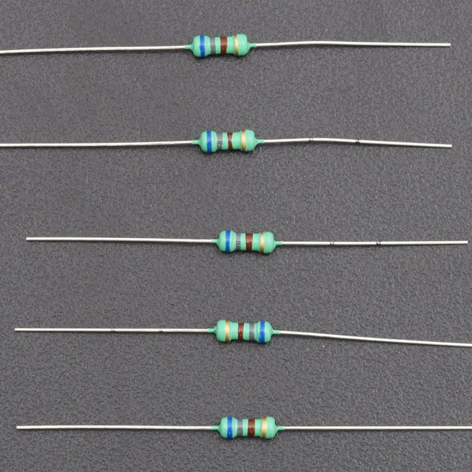 680 Ohm Resistance 1/4W Power Rating 5% Tolerance