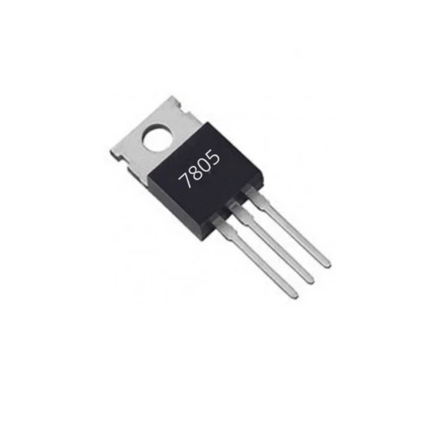 L7805CV Voltage Regulator – 5V 1.5A Fixed Positive Linear Regulator IC with Input/Output Capacitors for Arduino, Power Supply & DIY Electronics Projects