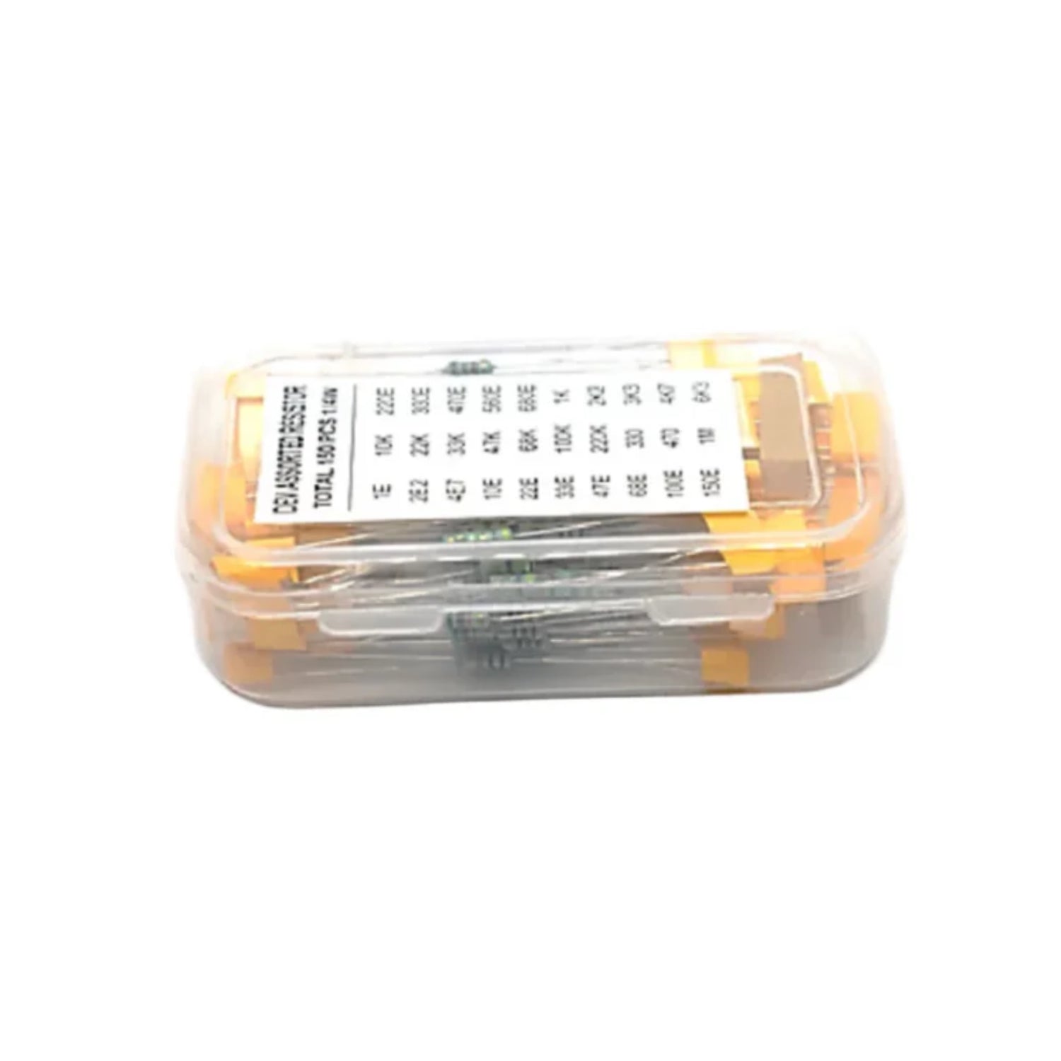 150 Pcs 30 Values Resistor Kit Assorted 1/4W Metal Film Resistors For Electronics & DIY Projects - ER042