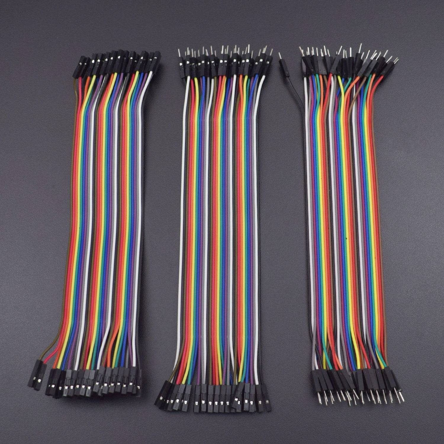 90 Pieces Jumper Wire, 30 Male to Male + 30 Female to Female + 30 Male to Female - LD995
