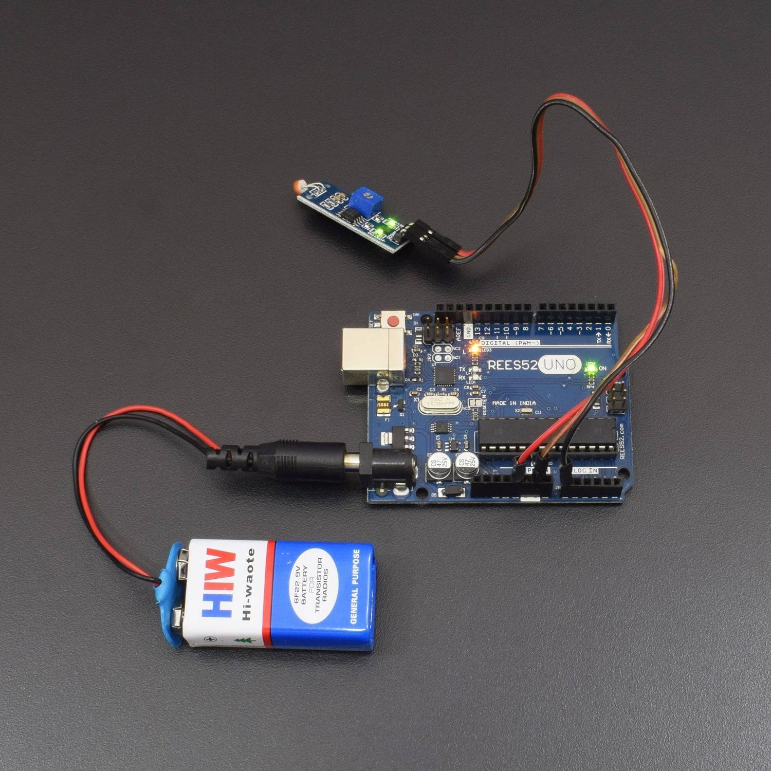 Interfacing LDR Module with Arduino uno - KT756