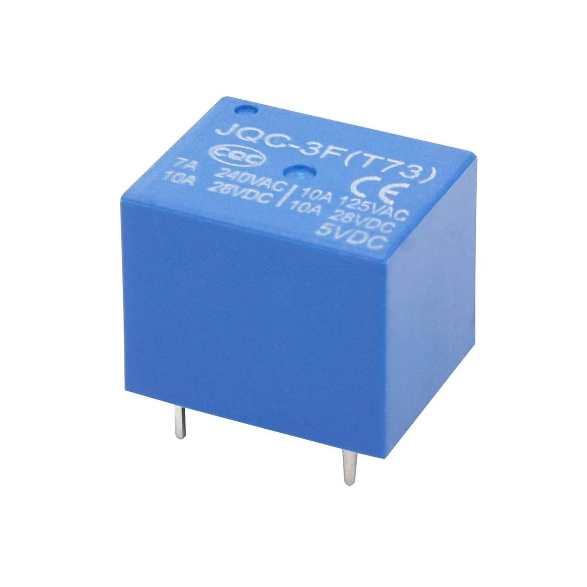 5V 10A PCB Mount Relay 5V Relay DC Electromechanical Relay 50/60 Hz SPDT Relay 10A 5 PIN - ER050