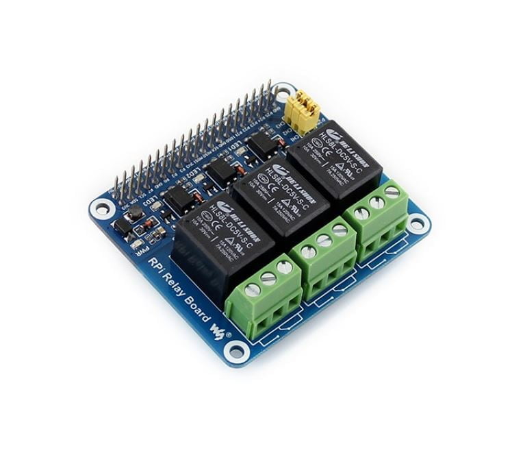 Relæ HAT til Raspberry Pi