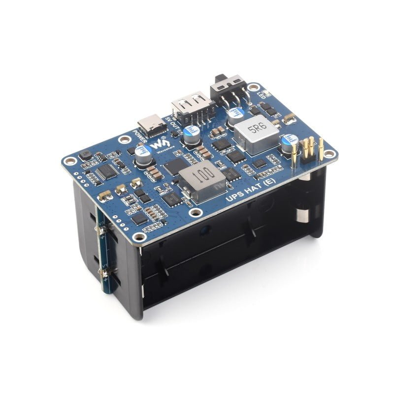 UPS HAT (E) til Raspberry Pi (uden batteri)