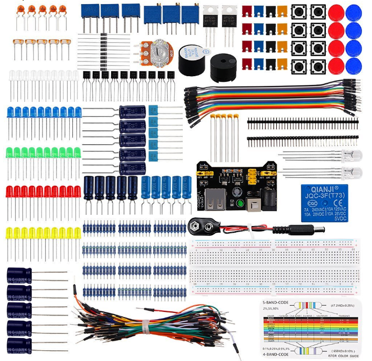 Elektronik Basis Kit med Komponenter