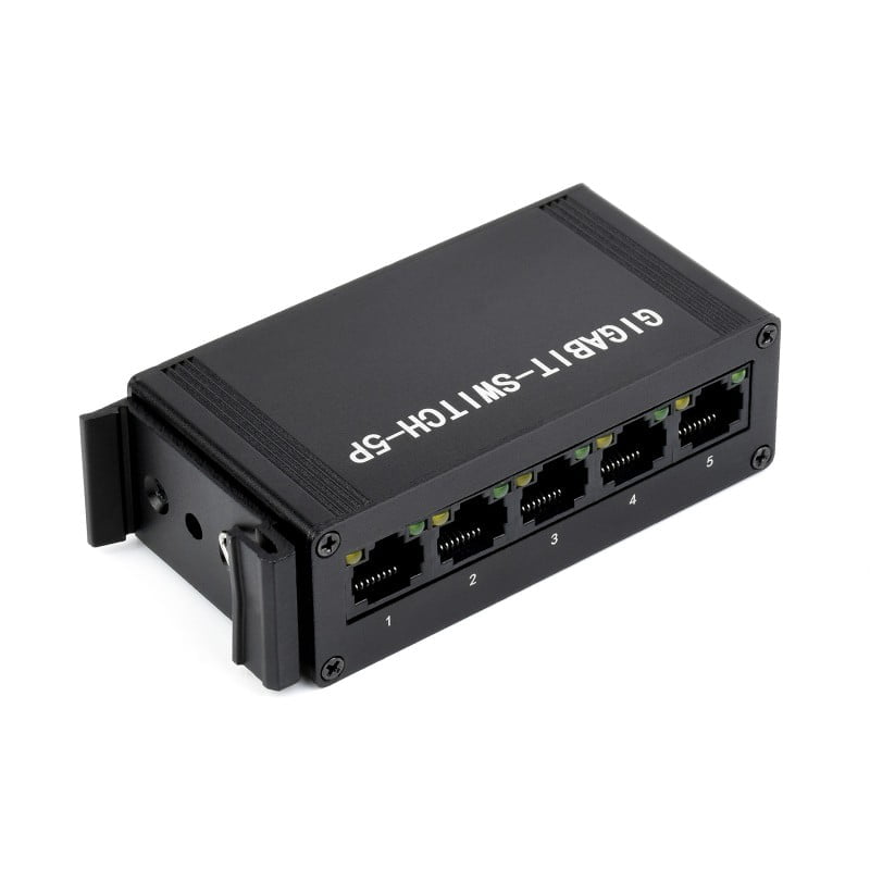 Waveshare Industrial 5P Gigabit Ethernet Switch
