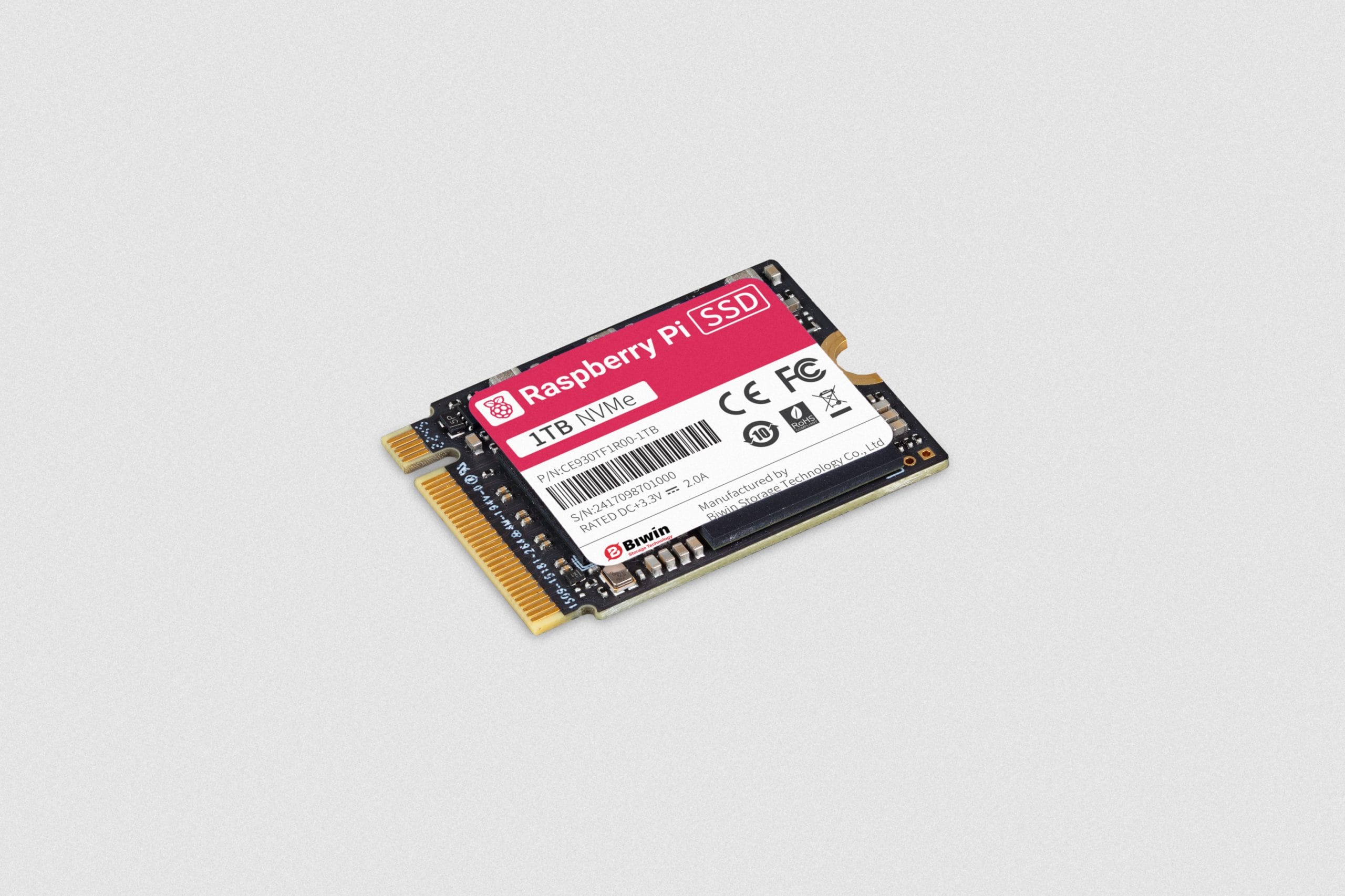 1TB M.2 SSD NVMe – Raspberry Pi