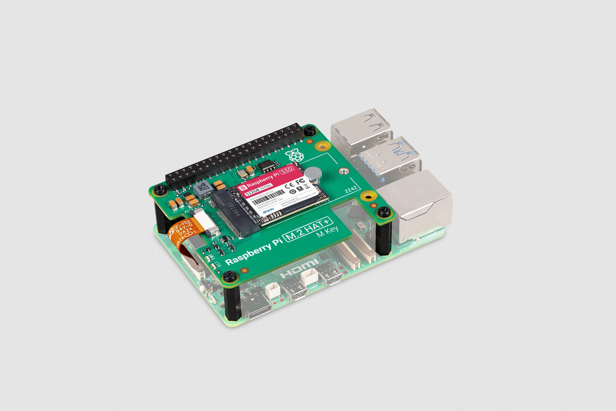 Raspberry Pi SSD Kit til Raspberry Pi 5