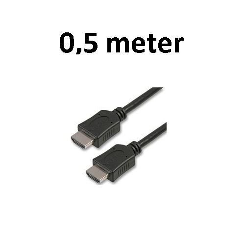 HDMI-kabel - 0,5m - Sort