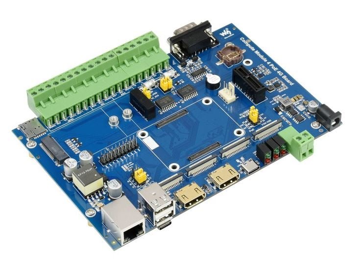 Waveshare Compute Module 4 Industrial IoT Base Board