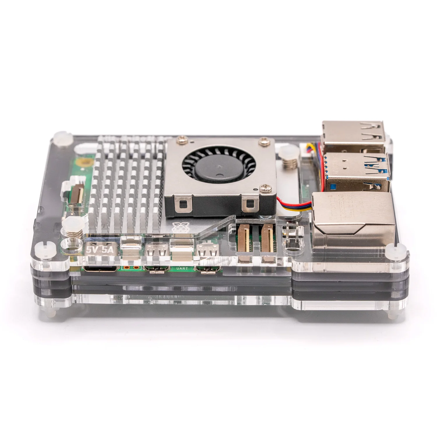 Pibow Coupe 5 - Case til Raspberry Pi 5