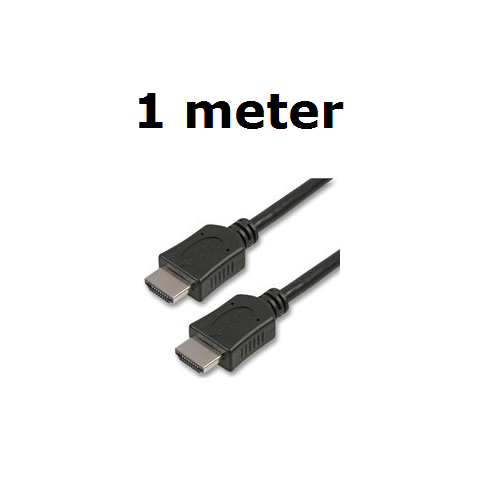 HDMI-kabel - 1m - Sort