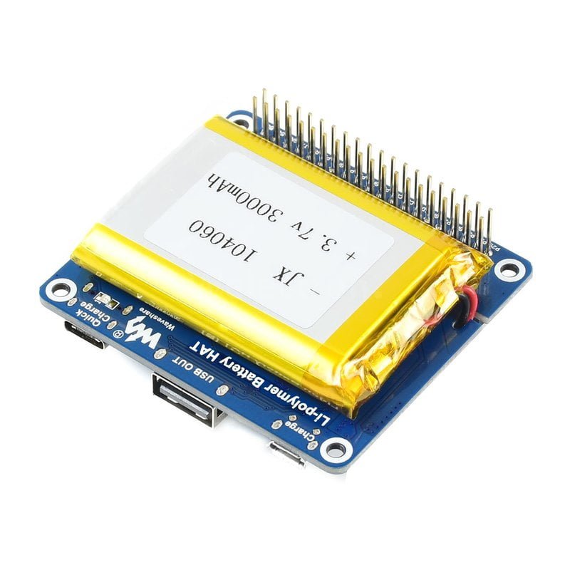 Batteri HAT til Raspberry Pi