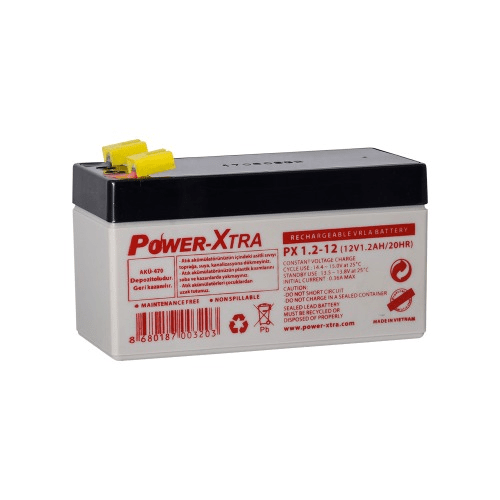 Power-Xtra 12 V 1.2 Ah Bakımsız Kuru Akü