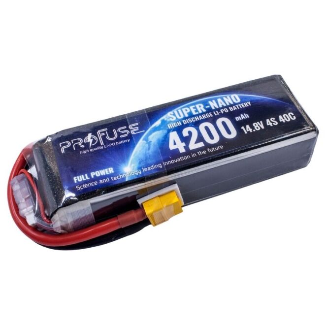 14.8 V 4S Lipo Pil-Batarya 4200 mAh 40C