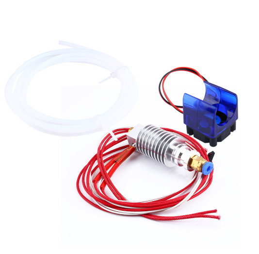 E3D V6 Extruder Hotend Nozzle 1.75/0.4 mm - Fan Bağlantılı