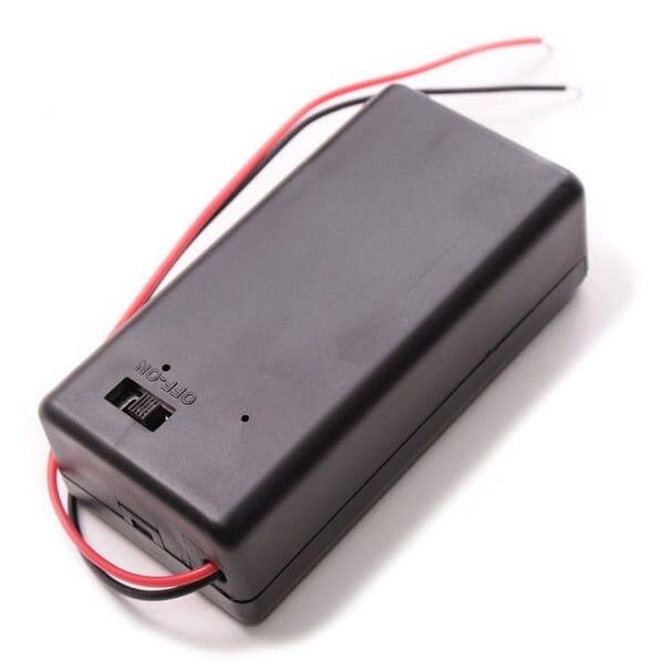 9 V Pil Yuvası (Kutulu ve Switchli) - Pil Yatağı
