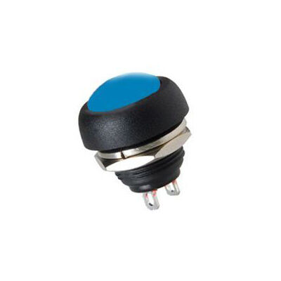 IC184 Plastik Renkli Mantar Tip Buton - Mavi