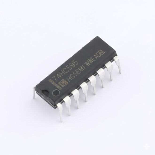 74HC595N 8 Bit Seri Kayıt (Shift Register) Entegresi