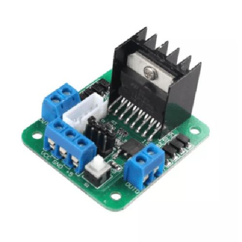 L298N Çift Motor Sürücü Kartı - Dual Motor Driver (Yeşil PCB)