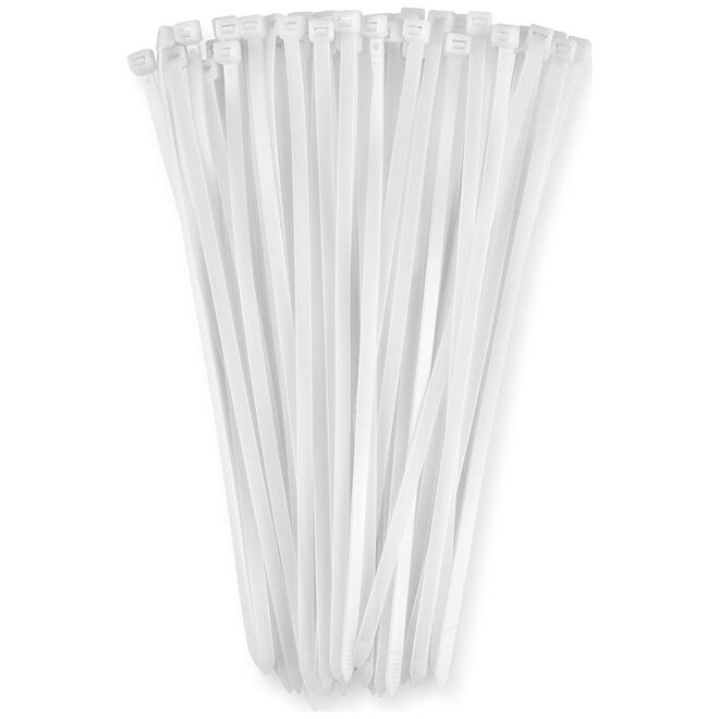2,5mm Genişlik 10cm Uzunluk Kablo Bağı Beyaz - 100 Adet
