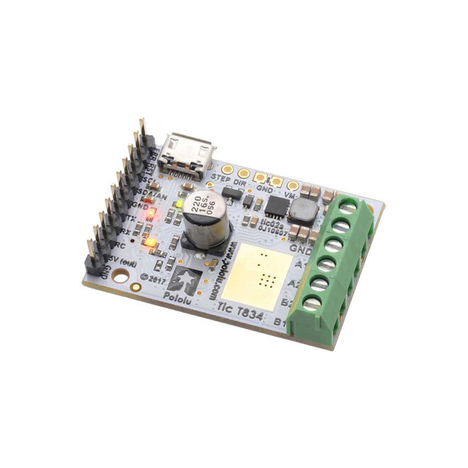 Tic T834 Step Motor Sürücü (PC-Serial-I2C-PWM-Analog)