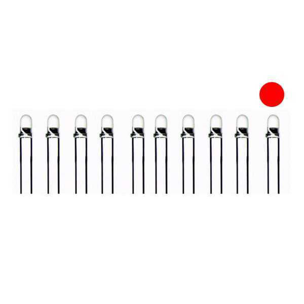 5 mm Şeffaf Kırmızı Led Paketi