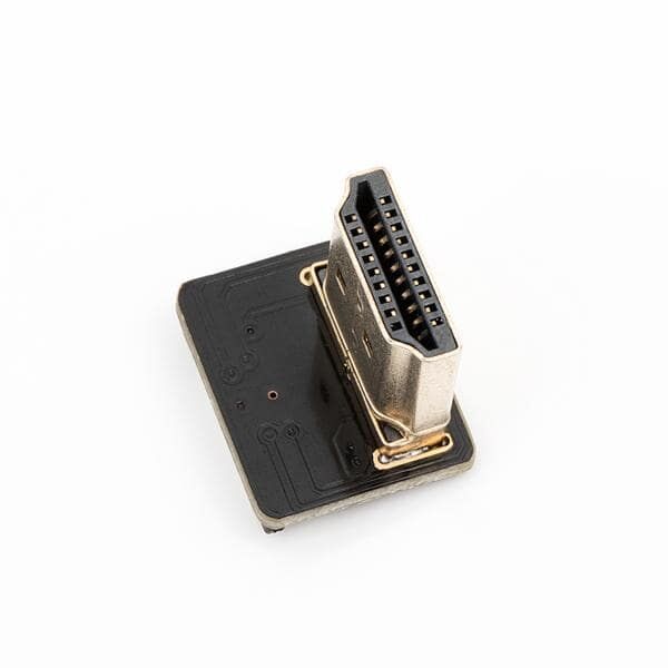 HDMI Plug - Dik - Sol (L tipi - DIY HDMI Kablo ile Birlikte Kullanılabilir)