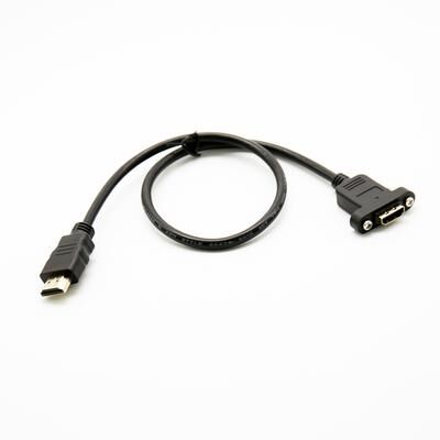 Raspberry Pi HDMI Kablosu Erkek - Dişi Panel Tipi HDMI Uzatma Kablosu