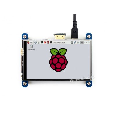 WaveShare 4 Inch HDMI Rezistif Dokunmatik IPS LCD Ekran - 800×480