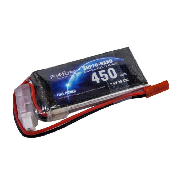 7.4 V 2S Lipo Batarya-Pil 450 mAh 40C