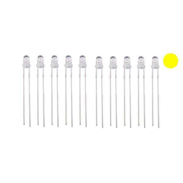 3 mm Şeffaf Sarı Led Paketi