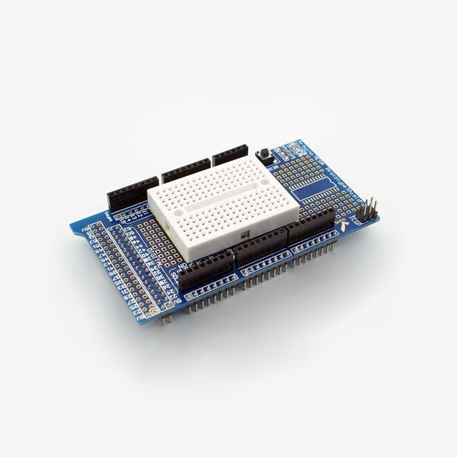 Arduino için Mini Breadboardlu Mega 2560 R3 Proto Shield Kiti