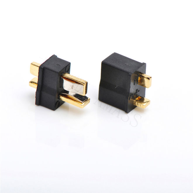 Mini T Plug Batarya Konnectörü Kırmızı (Erkek-Dişi Set)